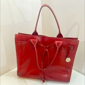 Rooney & Burke burgundy satchel